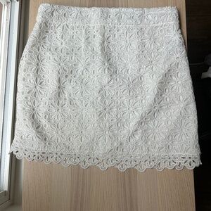 Forever 21 Flower Lace skirt